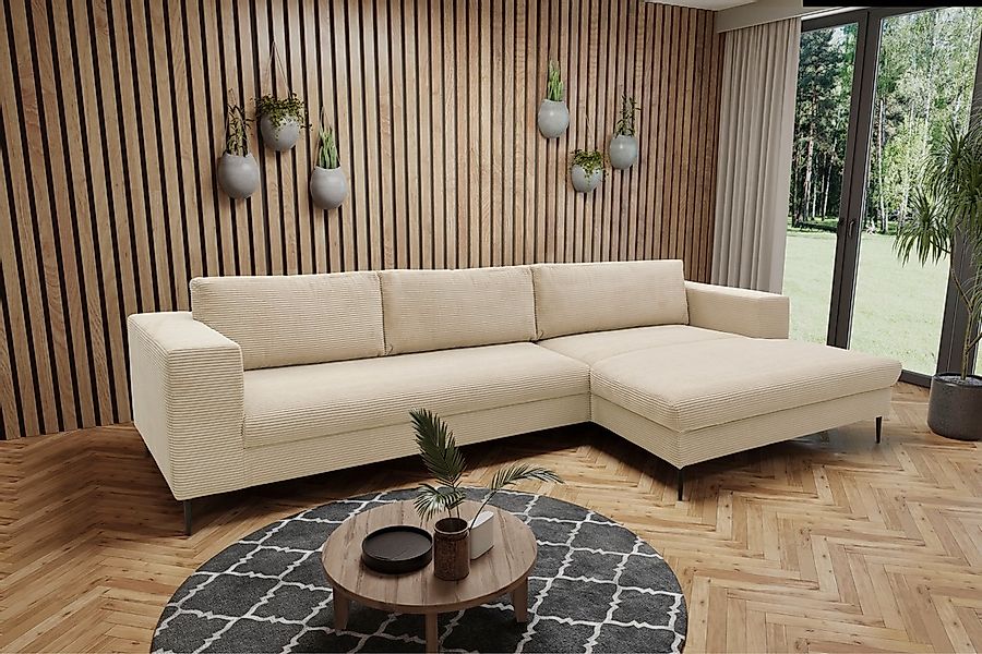 DOMO collection Ecksofa "Modica, zeitlos und elegant, L-Form", moderne Opti günstig online kaufen