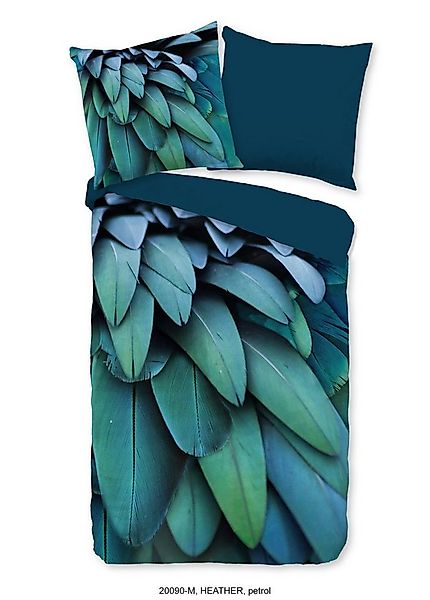 Pure Bettwäsche Renforcé Bettwäsche 135 X 200 cm + 1 x 80 X 80 cm Heather b günstig online kaufen