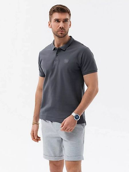 OMBRE Poloshirt Ombre Herren Pique-Strick-Poloshirt - graphit V3 S1374 M günstig online kaufen