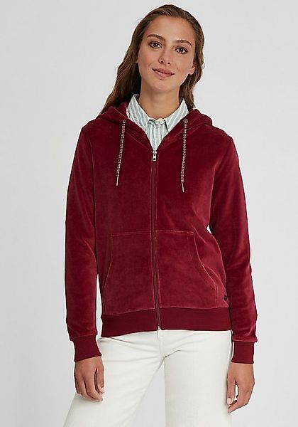 OXMO Kapuzensweatjacke OXVicky Kapuzenpullover aus Nicki-Stiff günstig online kaufen
