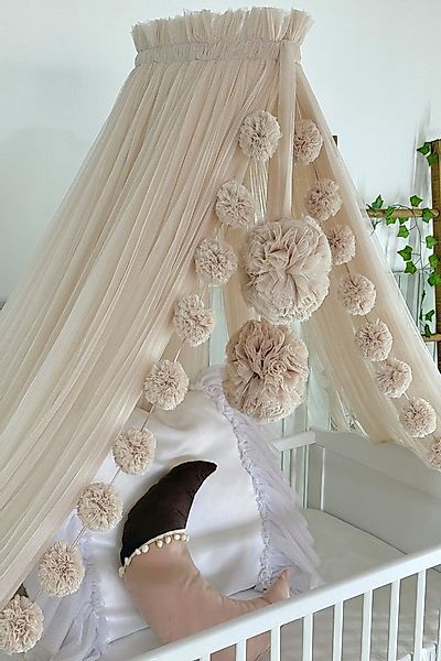 Baby Fancyroom Betthimmel Betthimmel aus 12 Meter Tüll aus 1. Klasse für Ki günstig online kaufen