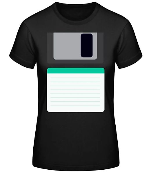 Diskette Kostüm · Frauen Basic T-Shirt günstig online kaufen