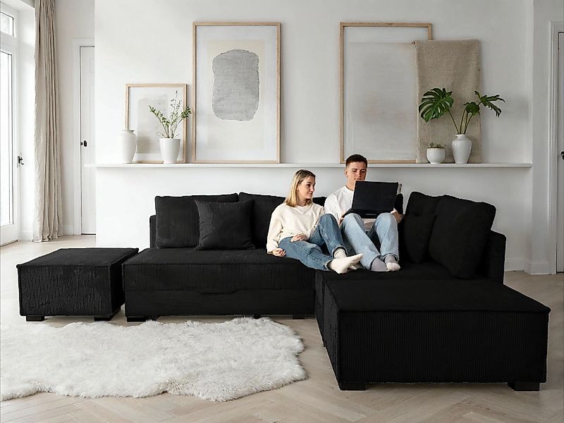 Home affaire Ecksofa "Night & Day L-Form, Breite 316 cm mit Dauer-Schlaffun günstig online kaufen
