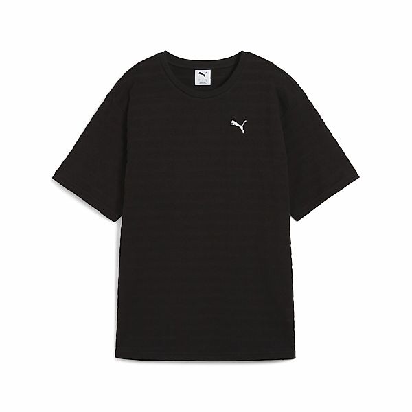PUMA T-Shirt "ESS ELEVATED Strukturiertes Relaxed Fit T-Shirt Damen" günstig online kaufen