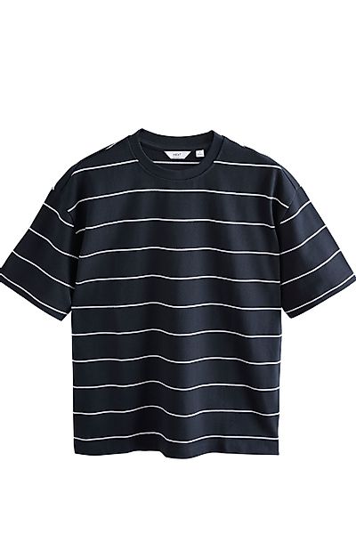 Next T-Shirt Gestreiftes T-Shirt 100 % Baumwolle günstig online kaufen