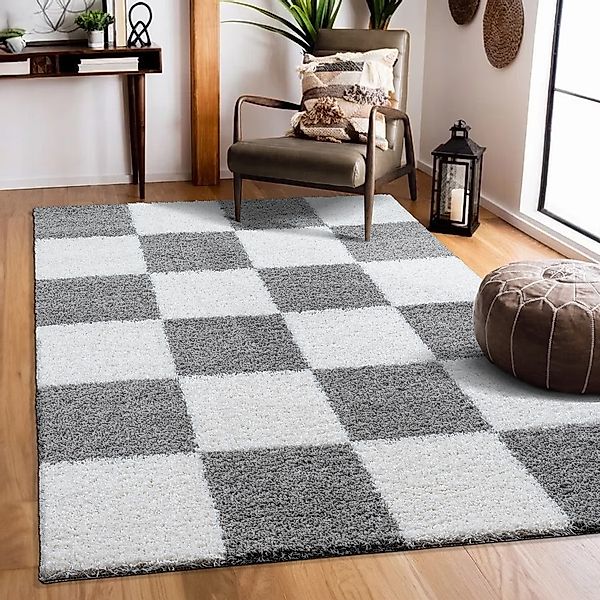 Sanat Hochflor-Teppich "Milano 1250" rechteckig 30 mm Höhe Hochflor, Wohnzi günstig online kaufen