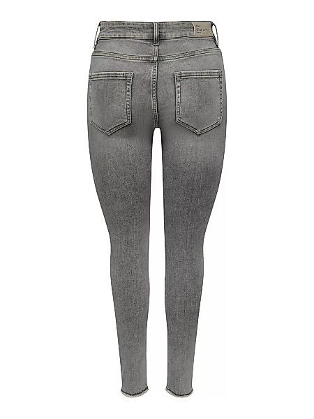 ONLY Skinny-fit-Jeans ONLBLUSH MW SKINNY DECO ANK RW REA0918 günstig online kaufen