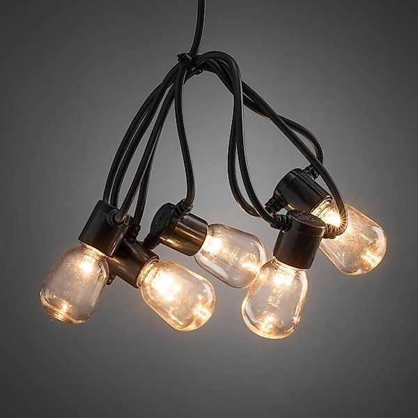 Konstsmide LED-Lichterkette Outdoor Biergarten 20 Birnen Bernsteinfarben günstig online kaufen
