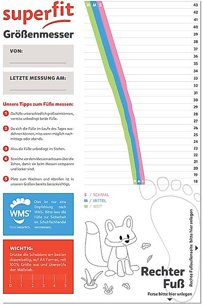 Superfit SPORT7 MINI WMS: mittel Klettschuh günstig online kaufen