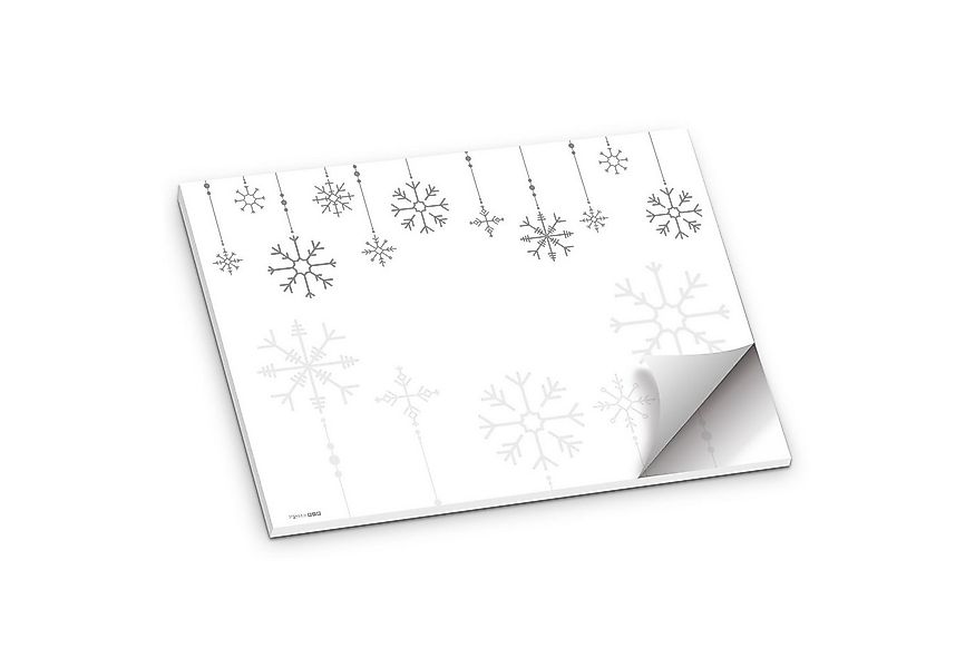 itenga Platzset itenga Platzset Tischset "Schneeflocken" Grau Weiß, (50-St) günstig online kaufen