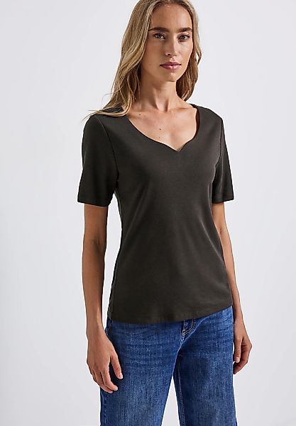 STREET ONE T-Shirt im soften Baumwoll-Mix günstig online kaufen