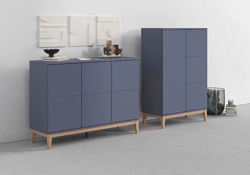 andas Highboard "Maryd", (1 St.), Hochkommode mit Untergestell in Holzoptik günstig online kaufen