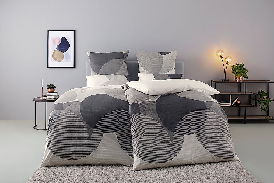 BIERBAUM Bettwäsche "Carla in Gr. 135x200 oder 155x220 cm" 2 Stk. tlg. Bett günstig online kaufen