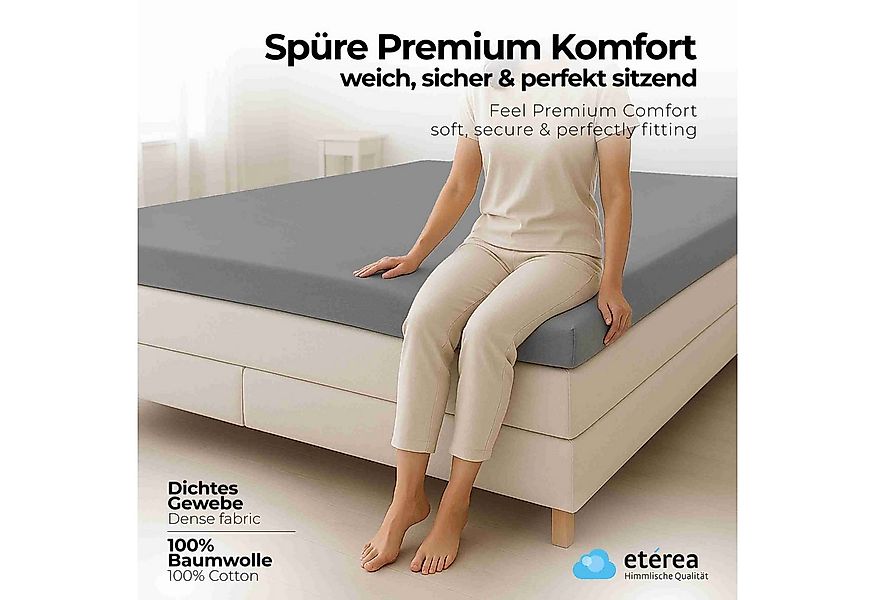 etérea Himmlische Qualität Spannbettlaken etérea 2 Stück Comfort Jersey Top günstig online kaufen