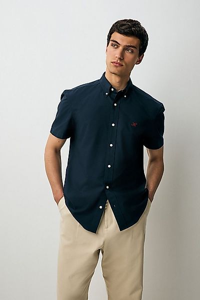 Next Kurzarmhemd Slim Fit Oxford-Kurzarmhemd au 100 % (1-tlg) günstig online kaufen