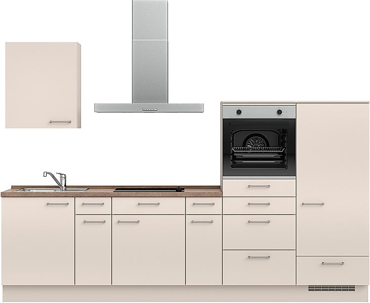 nobilia Küchenzeile ""Laser I", Ausrichtung wählbar, Breite 300 cm" vormont günstig online kaufen