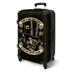 NoBoringSuitcases.com© Hartschalen-Trolley Spielkarte - Totenkopf - günstig online kaufen