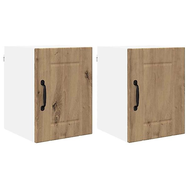 vidaXL Küchenschrank 2 Stk Artisan-Eiche 30 x 31 x 40 cm Holzwerkstoff 8848 günstig online kaufen
