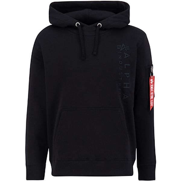 Alpha  Sweatshirt Embroidery Hoodie - black günstig online kaufen