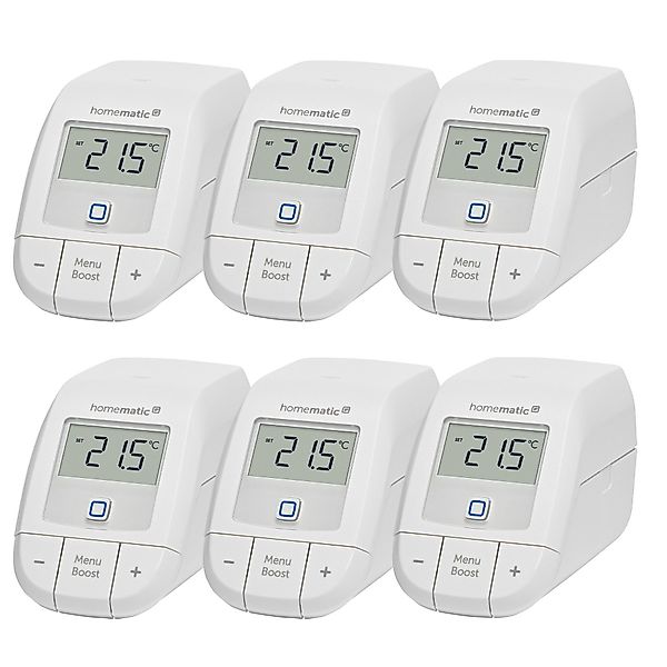 Homematic IP Heizkörperthermostat 6er Set Heizkörperthermostat günstig online kaufen