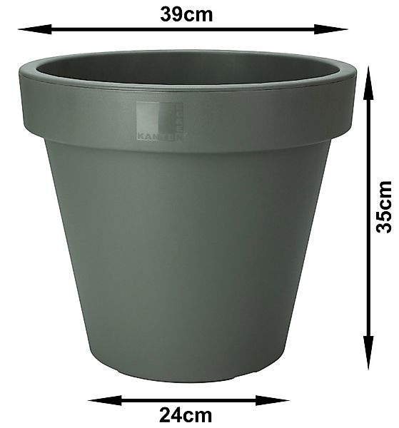Progarden Blumentopf Blumenkübel Pflanzkübel Blumentopf Ø39cm günstig online kaufen