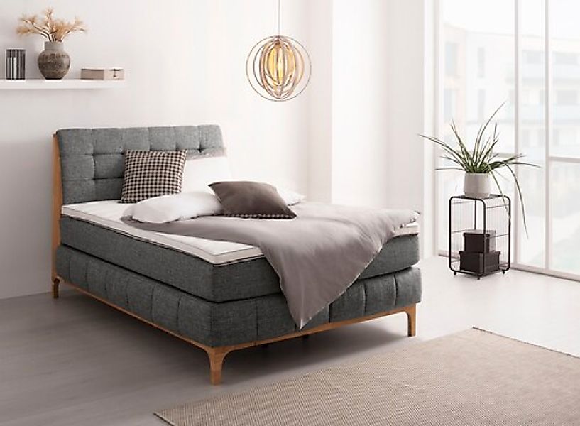 OTTO home Boxspringbett »Jelle« 5 Stk. tlg. zertifizierte, recycelte Bezugs günstig online kaufen