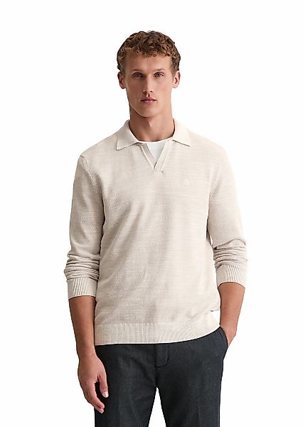 Marc OPolo Strickpullover "aus Bio-Baumwoll-Piqué" günstig online kaufen