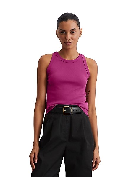 Marc O'Polo T-Shirt aus Organic-Cotton-Rib-Jersey günstig online kaufen
