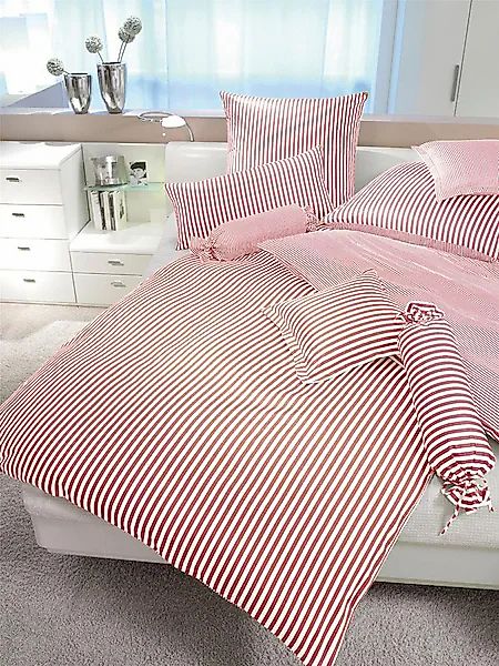 Janine Wendebettwäsche »modernclassic 3912, 100% Baumwolle« 3 Stk. tlg. mit günstig online kaufen