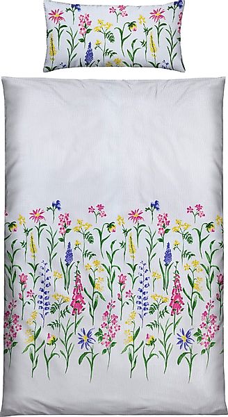 Erwin Müller Bettwäsche Bettwäsche, Seersucker, Blumen günstig online kaufen