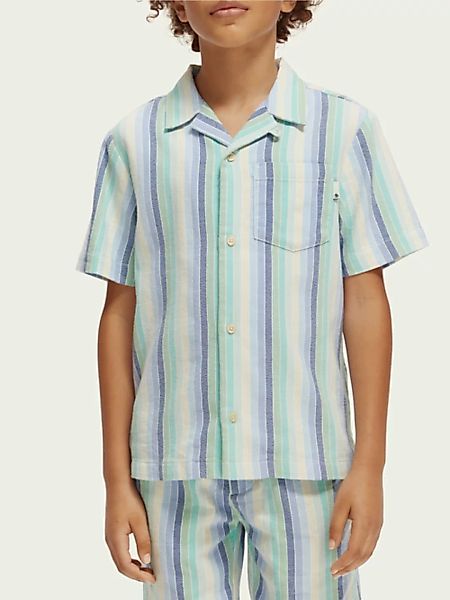 Scotch & Soda Yarn-dyed stripe short-sleeved shirt günstig online kaufen