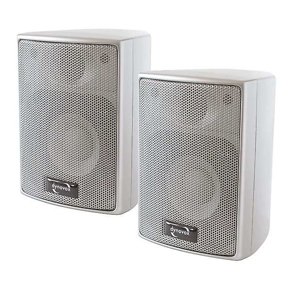 Dynavox AS-301 Miniboxen Lautsprecher Silber Paarpreis günstig online kaufen