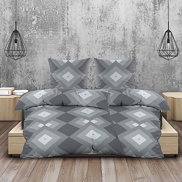 Casa Colori Bettwäsche Biber 135x200cm, 100% günstig online kaufen