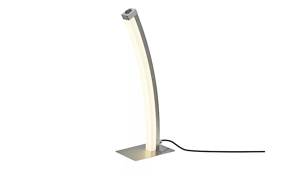 Wofi LED-Tischleuchte, nickel matt mit 3-Stufen-Dimmer - silber - 15 cm - 4 günstig online kaufen