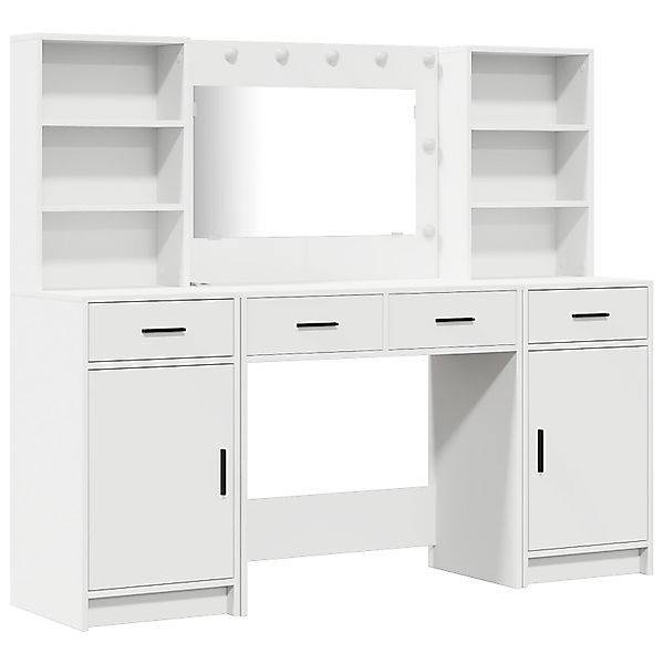 vidaXL Schminktisch Stauraumschrank Set aus 3 günstig online kaufen