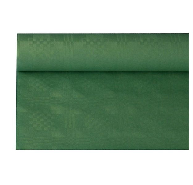 PAPSTAR Tischdecke Papiertischtuch mit Damastprägung 8 m x 1,2 m dunkelgrün günstig online kaufen