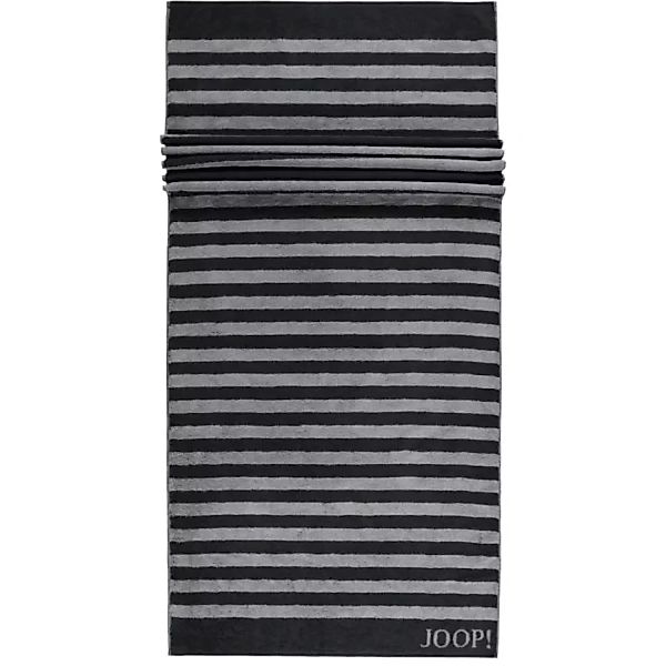 JOOP! Classic - Stripes 1610 - Farbe: Schwarz - 90 - Saunatuch 80x200 cm günstig online kaufen