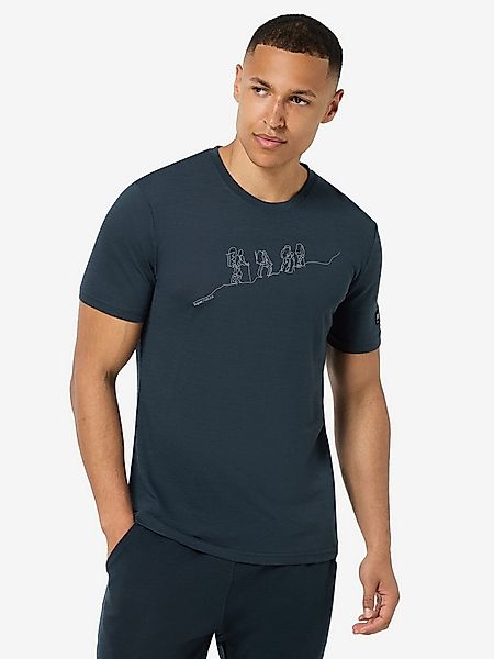 SUPER.NATURAL T-Shirt für Herren, aus Merinowolle M HIKING TEE mit coolem O günstig online kaufen