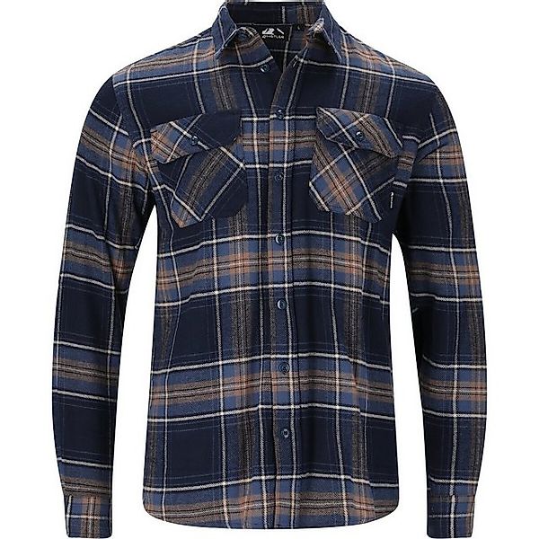 WHISTLER Langarmhemd Herren Flanell Hemd Jamba dark denim günstig online kaufen
