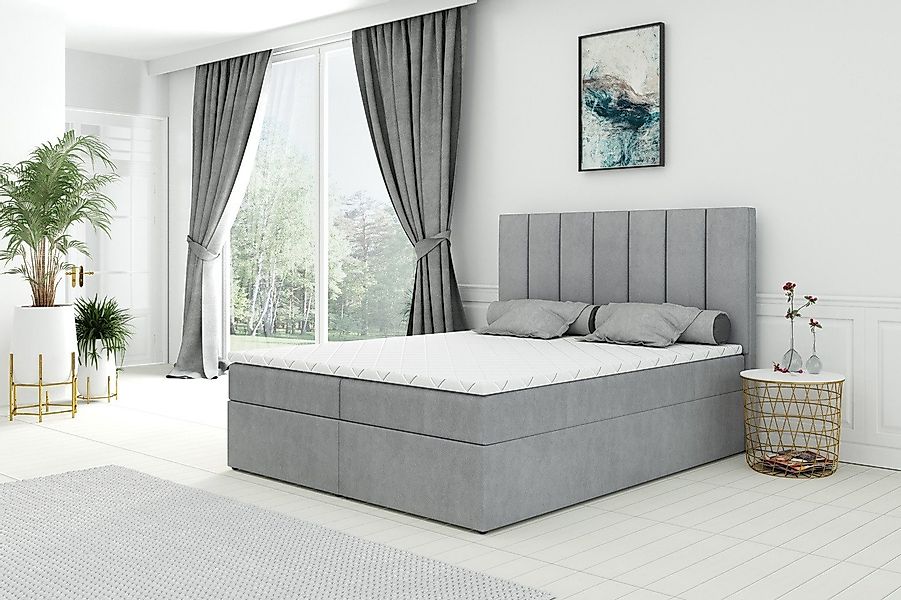 Labett Boxspringbett mit Bettkasten Matratze &Topper, günstig online kaufen