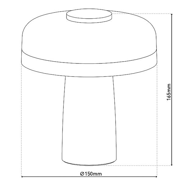 näve LED Tischleuchte Pilu, Dimmfunktion, USB-Ladefunktion, LED wechselbar, günstig online kaufen