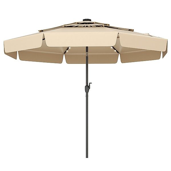 COSTWAY Sonnenschirm, LxB: 300x300 cm, mit günstig online kaufen