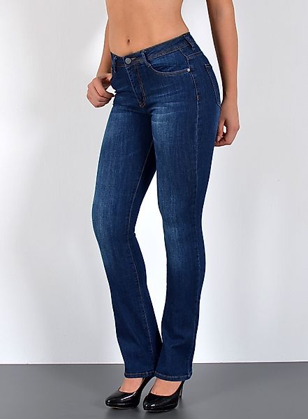 ESRA Bootcut-Jeans J287_ Damen Bootcut Jeans günstig online kaufen