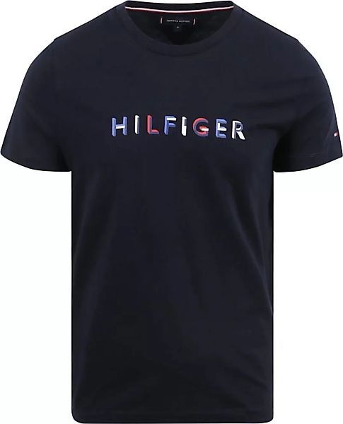 Tommy Hilfiger T-shirt Logo Navy - Größe M günstig online kaufen