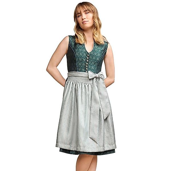 Krüger Madl Dirndl Krüger MADL Dirndl 'Inja' 413569, Dunkelgrün 60cm günstig online kaufen