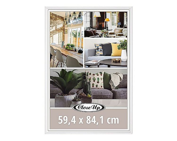 Close Up Bilderrahmen Posterrahmen 59,4 x 84,1 cm DIN A1 weiß günstig online kaufen