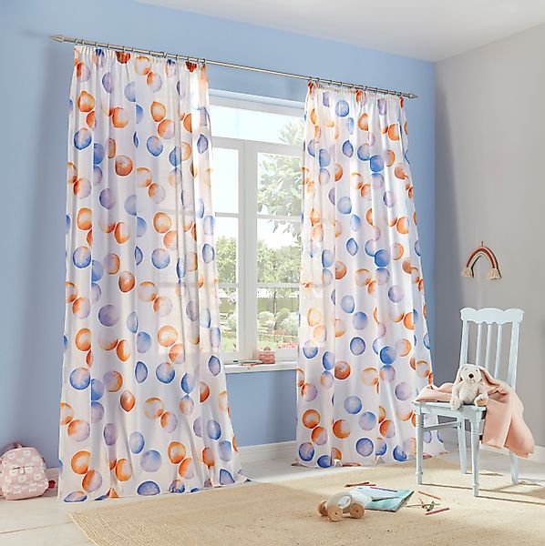 Lüttenhütt Gardine Kreise, Kräuselband (1 St), günstig online kaufen