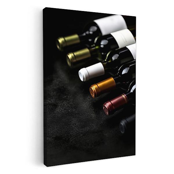 OneMillionCanvasses® Leinwandbild Wein - Flaschen - günstig online kaufen