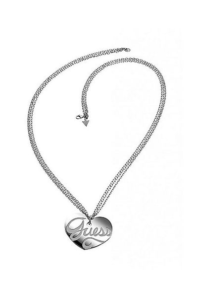 Guess Collier Damencollier Damenhalskette Halskette Metall 60cm Silber USN8 günstig online kaufen