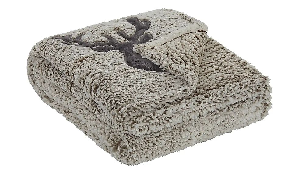 Wohndecke   ¦ grau ¦ Synthetik ¦ Maße (cm): B: 130 Weihnachten - Höffner günstig online kaufen